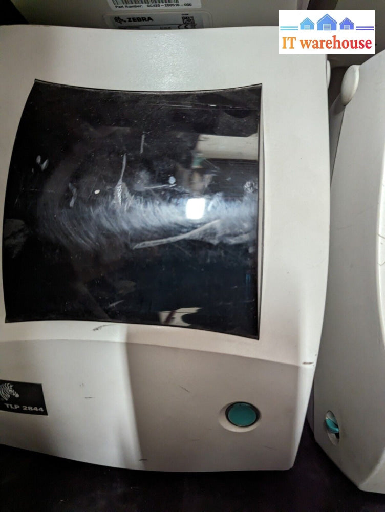 4x Zebra TLP2844 TLP 2844 Thermal Label Barcode Printers (No AC Adapter,AS IS) -