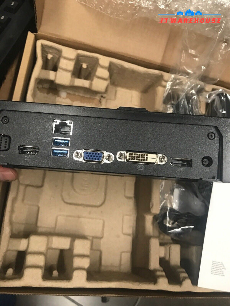 5 x  Dell VTMC3 E-Port II USB 3.0 Port Replicator Docking Station + 130W Adapter