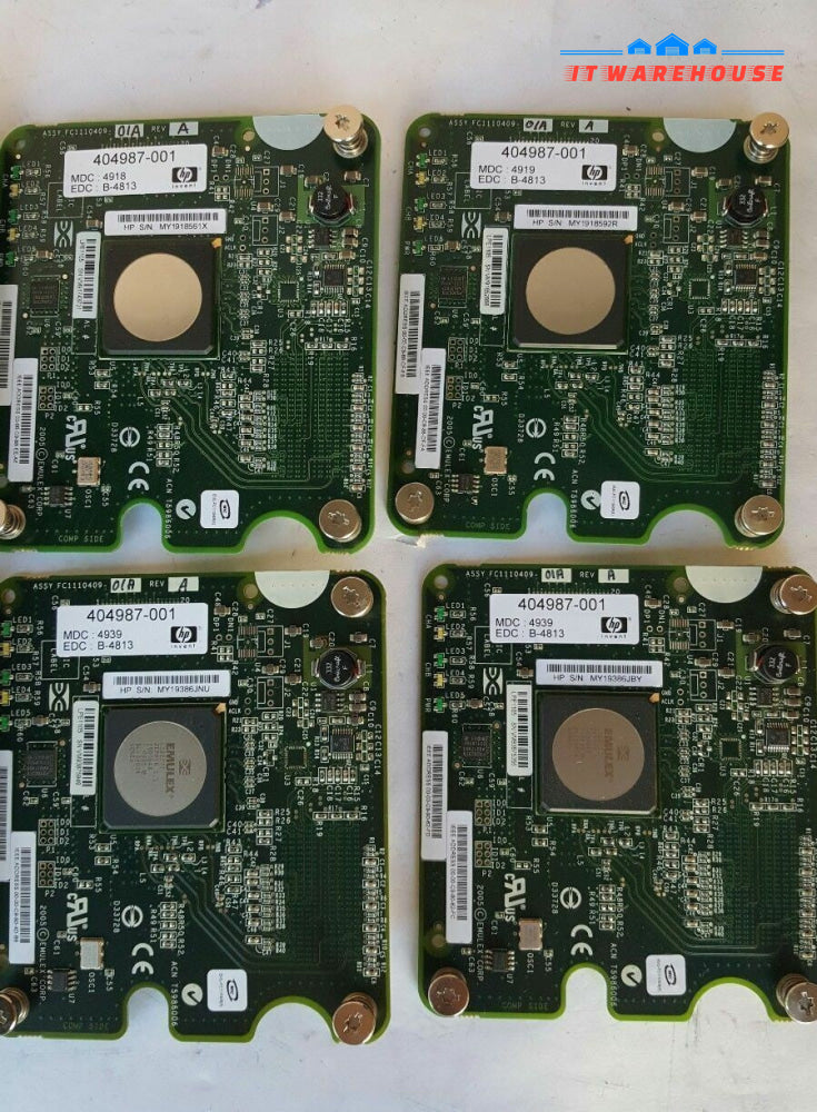 5 x HP ProLiant BL460c LPE1105 4GB Fibre Channel 404987-001 405921-001 @
