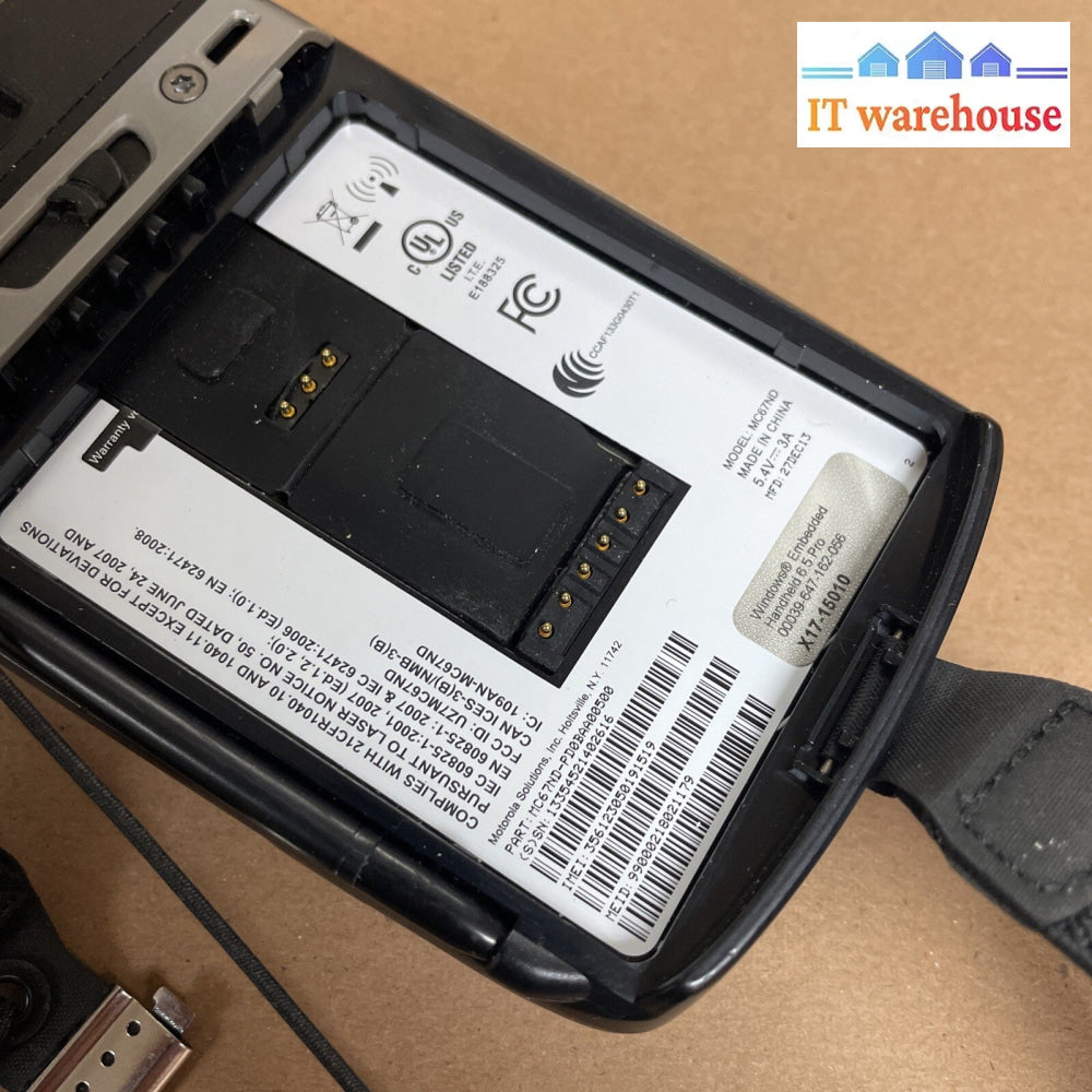 5 x Motorola Symbol Zebra MC67 MC67ND MC67ND-PH0BAA00500 Barcode Scanner(no bat)