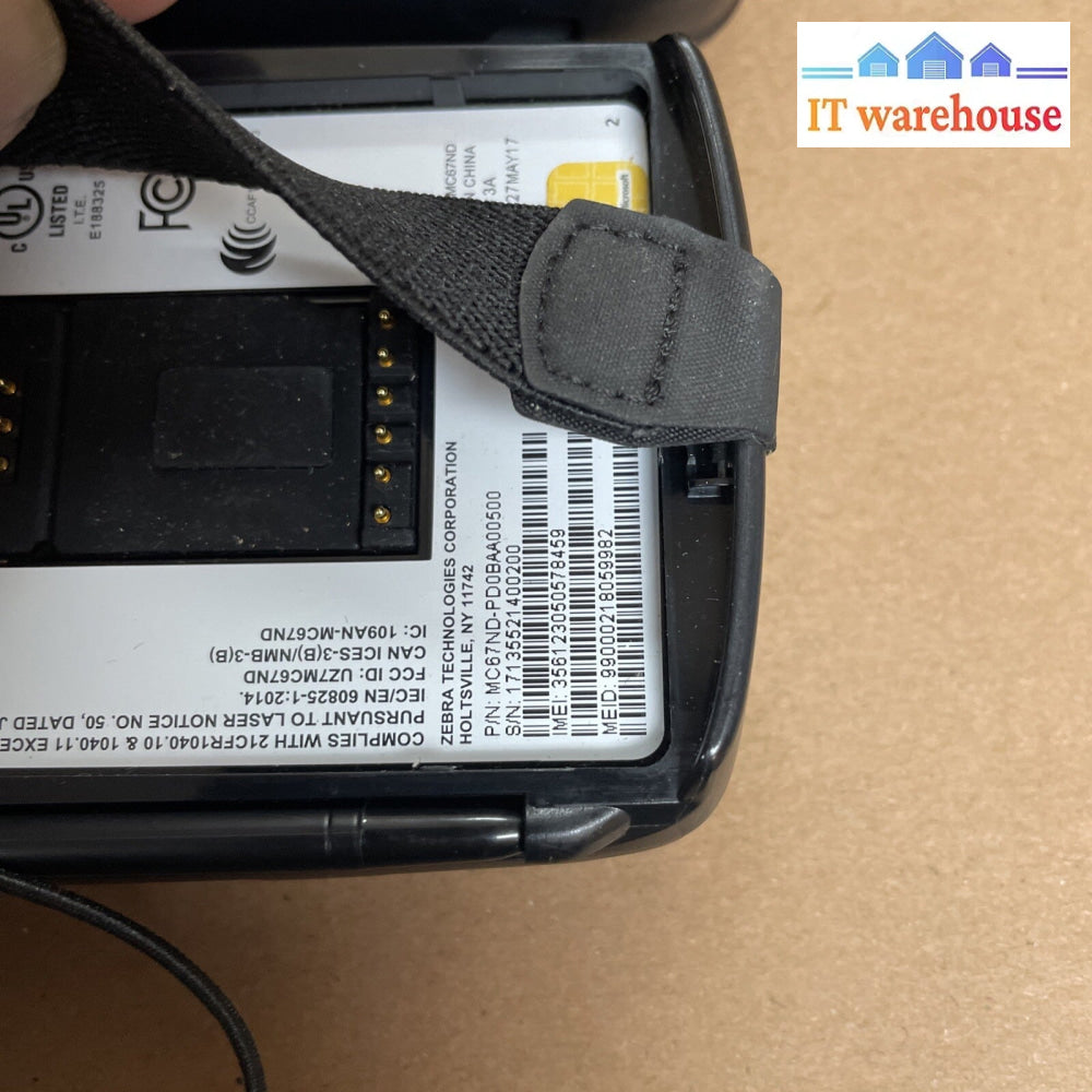 5 x Motorola Symbol Zebra MC67 MC67ND MC67ND-PH0BAA00500 Barcode Scanner(no bat)