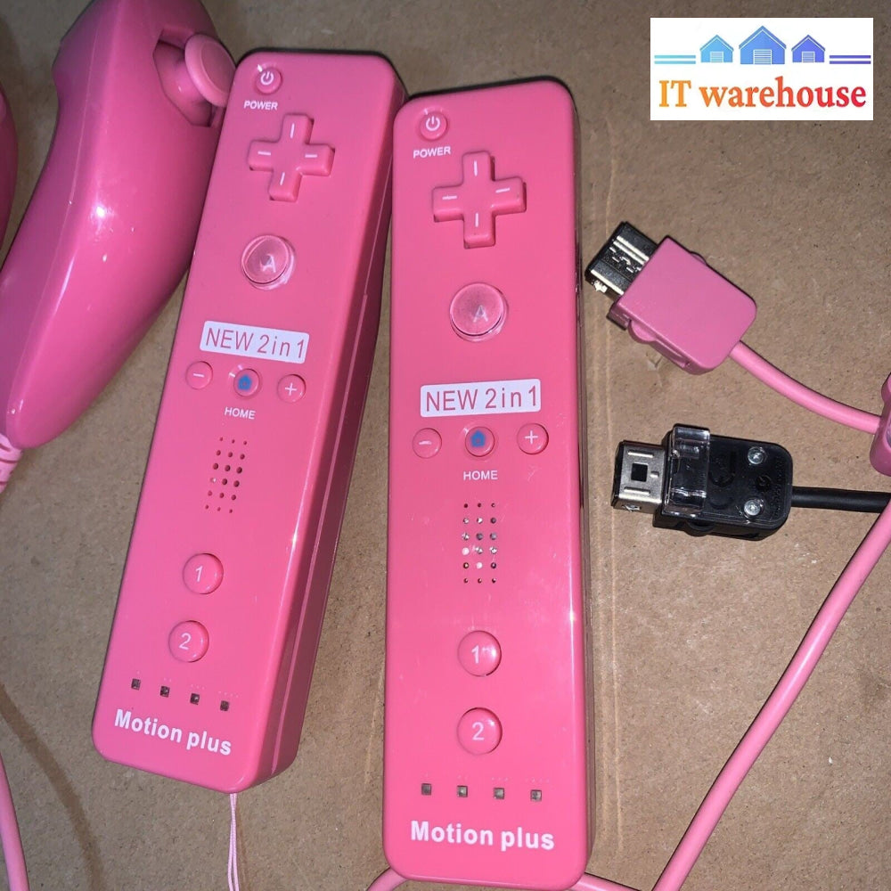 5 x  Wii Nunchuck Controller Joystick Remote for Wii Wii U Console Video Games