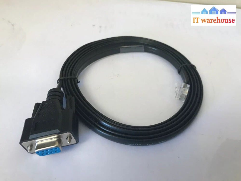 50 x DB9 rs232 to 6P6C serial communication cable  (2M, 6.5 FT)