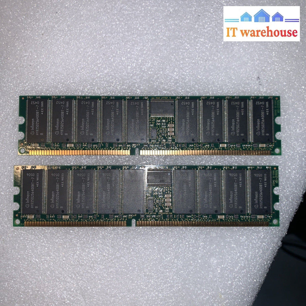 512MB x 2  DDR RAM PC2100 ECC Registered CL2 266MHz Server Memory HYS72D64500GR