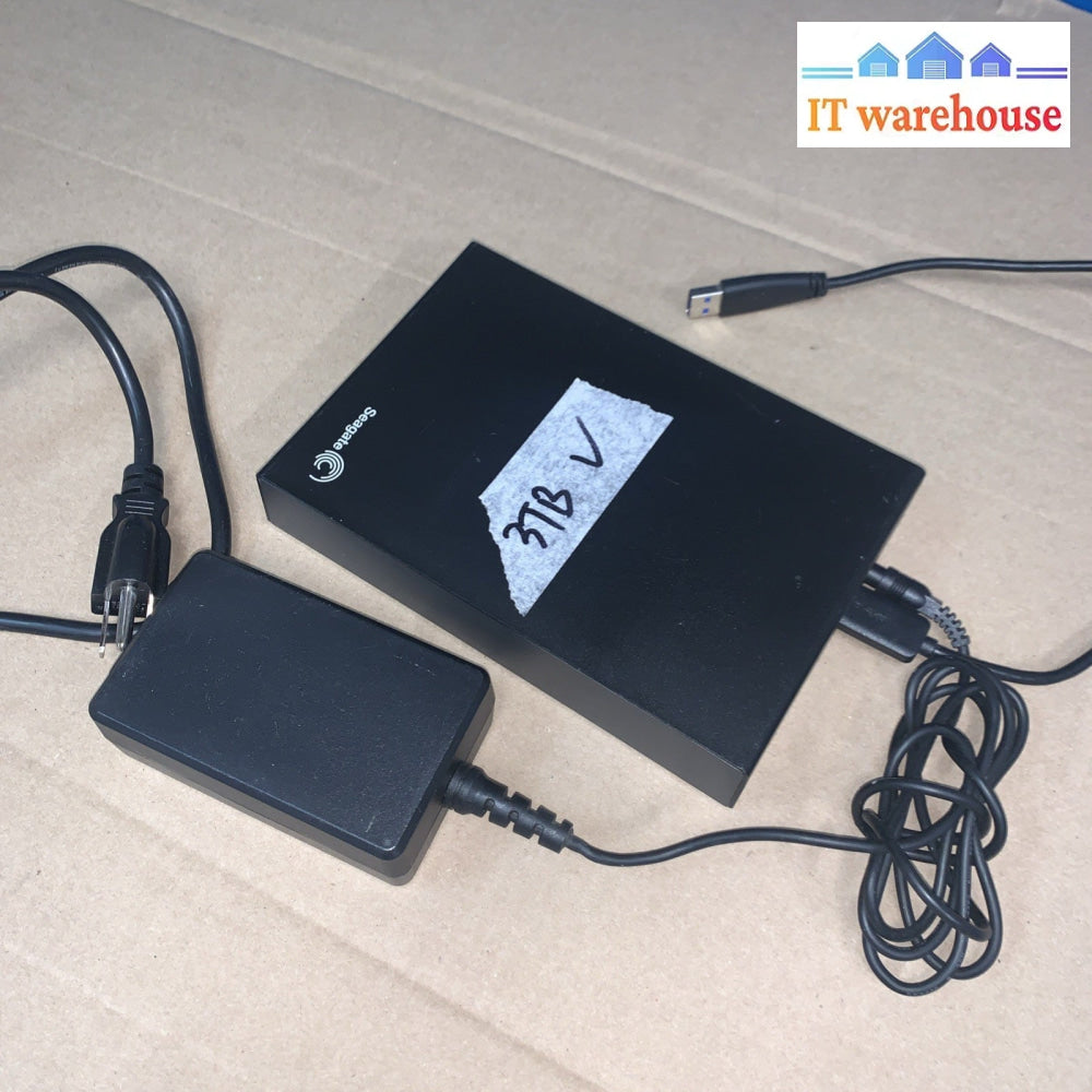 (53 days used only) Seagate 1D7AP4-500 4TB External USB Hard Drive Black