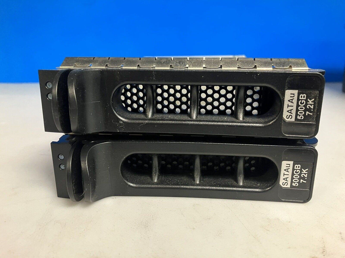 (Lot of 2) Dell PowerEdge Gen 10/11 3.5″ SATAu 7.2K Caddy + Interposer 0PN939 ~
