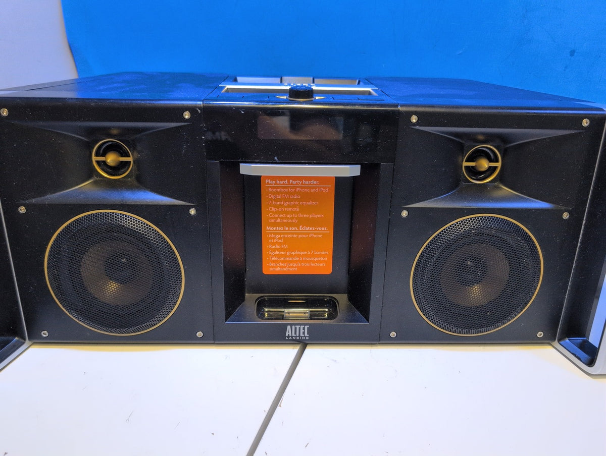 🎸 Altec Lansing inMotion iMT800 Boombox Speaker Dock for iPod/iPhone FM Radio