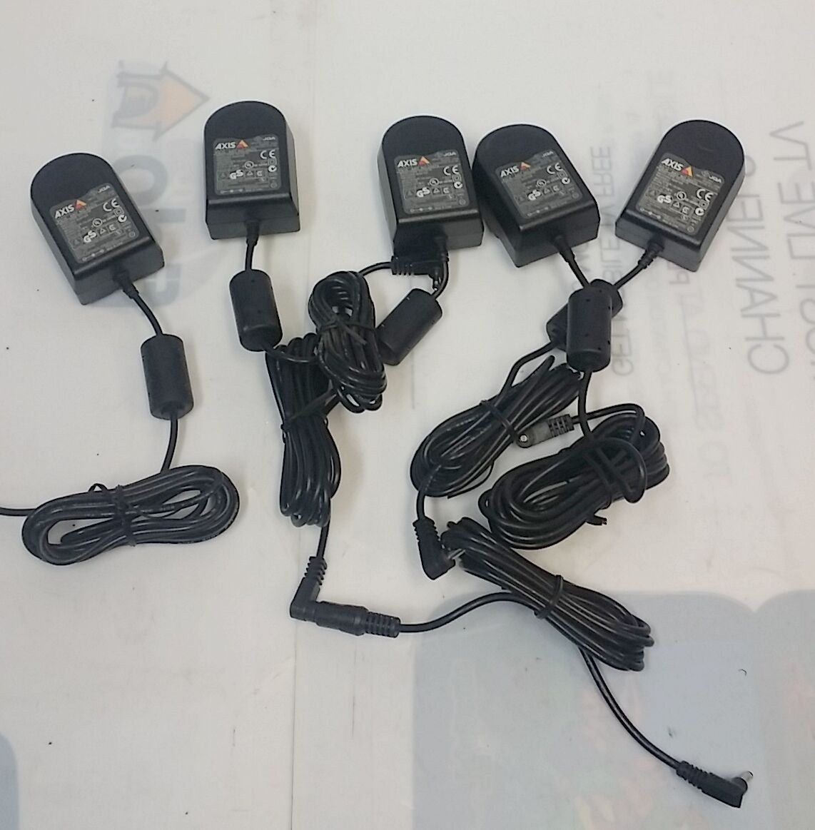 Lot of 5 AXIS PS-H 26570 SA110D-05 5.1V 2A Security Camera AC Adapter (no plug)