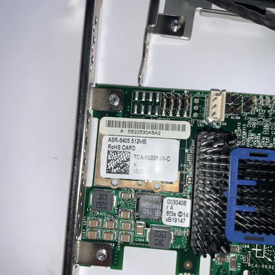 Adaptec ASR-6405 4x SAS/SATA 6G RAID CONTROLLER 512MB PCIe card +battery