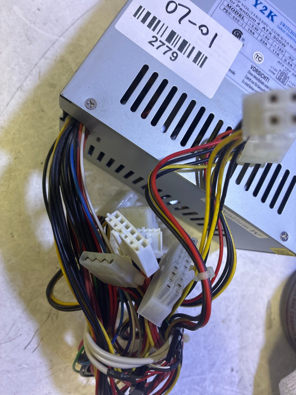 🔥 Y2K PSiV-400-1 ATX 300W Switching Power Supply for Pentium 4 Systems