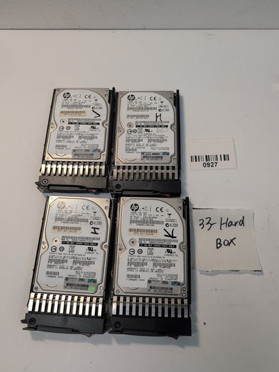 4x HP 512744-001 518216-002 0B24372 2.5" 146GB 15K RPM SAS Hard Drive -