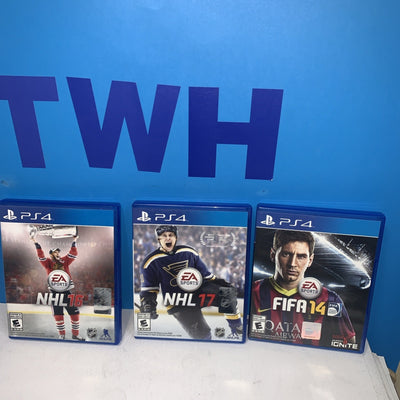 3 x pS4 Games FIFA 14. NHL 16-17
