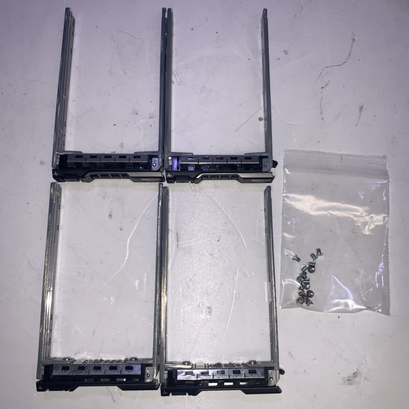 4x  Dell PowerEdge R730 R730XD R430 R630 R720 KG7NR G176J 2.5" Caddy Tray +screw