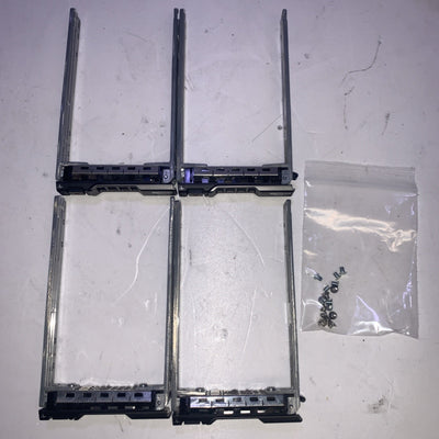 4x  Dell PowerEdge R730 R730XD R430 R630 R720 KG7NR G176J 2.5" Caddy Tray +screw