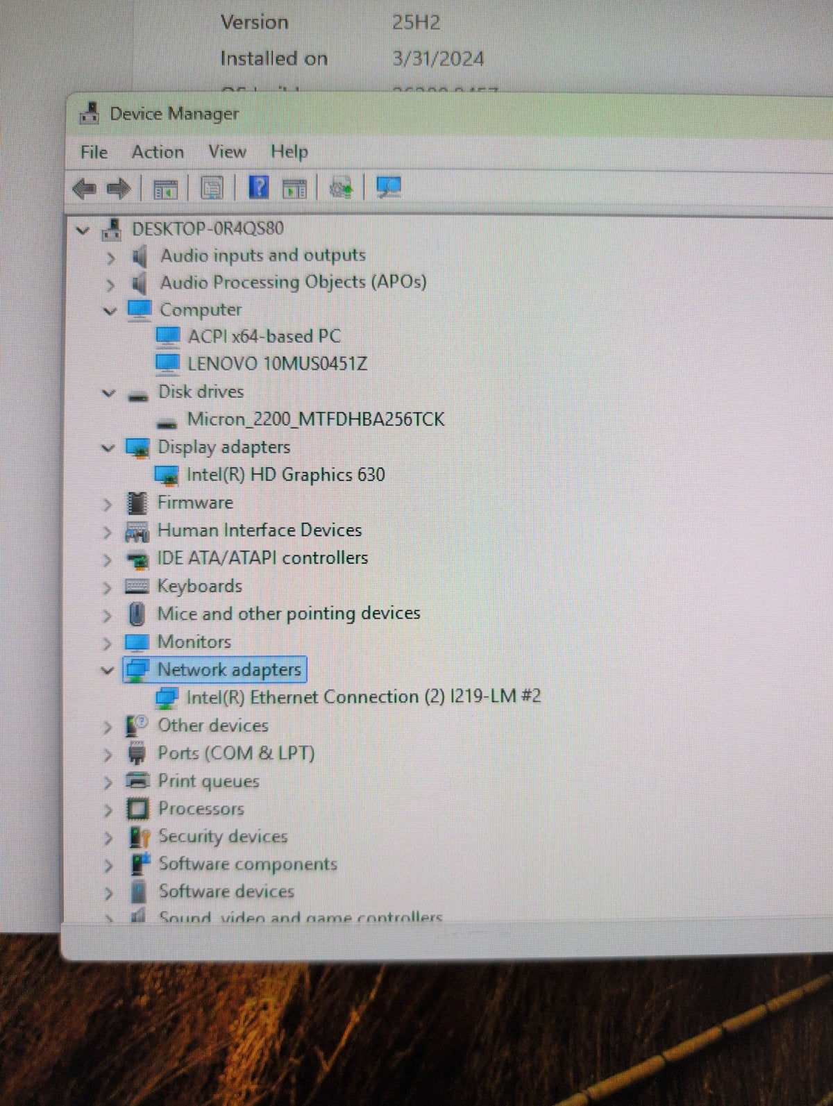 🎸 Lenovo ThinkCentre M910q Tiny PC i7-7700T vPro 8GB DDR4 256GB NVMe Win11
