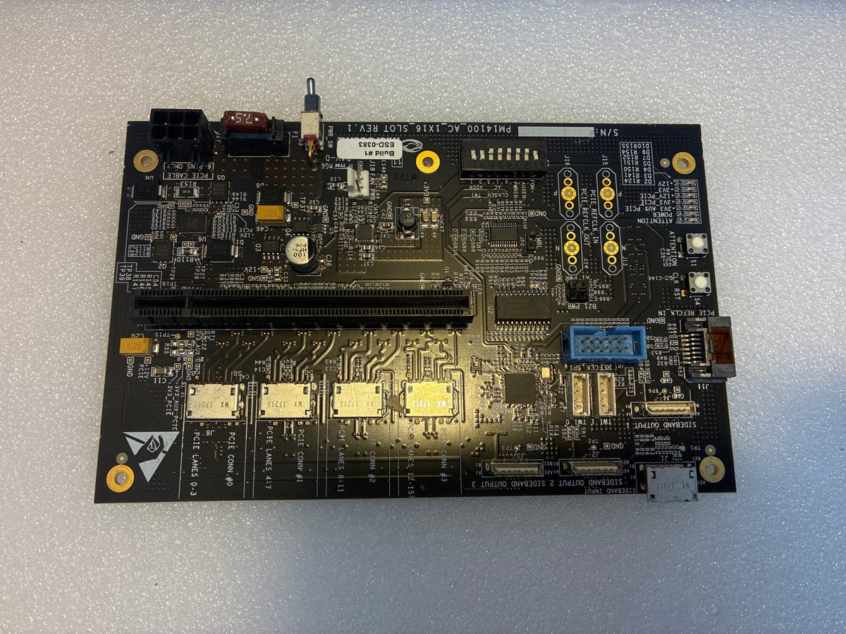 🔥 PM14100_AC_1X16_SLOT REV.1 PCIe Adapter Development Board Test Card