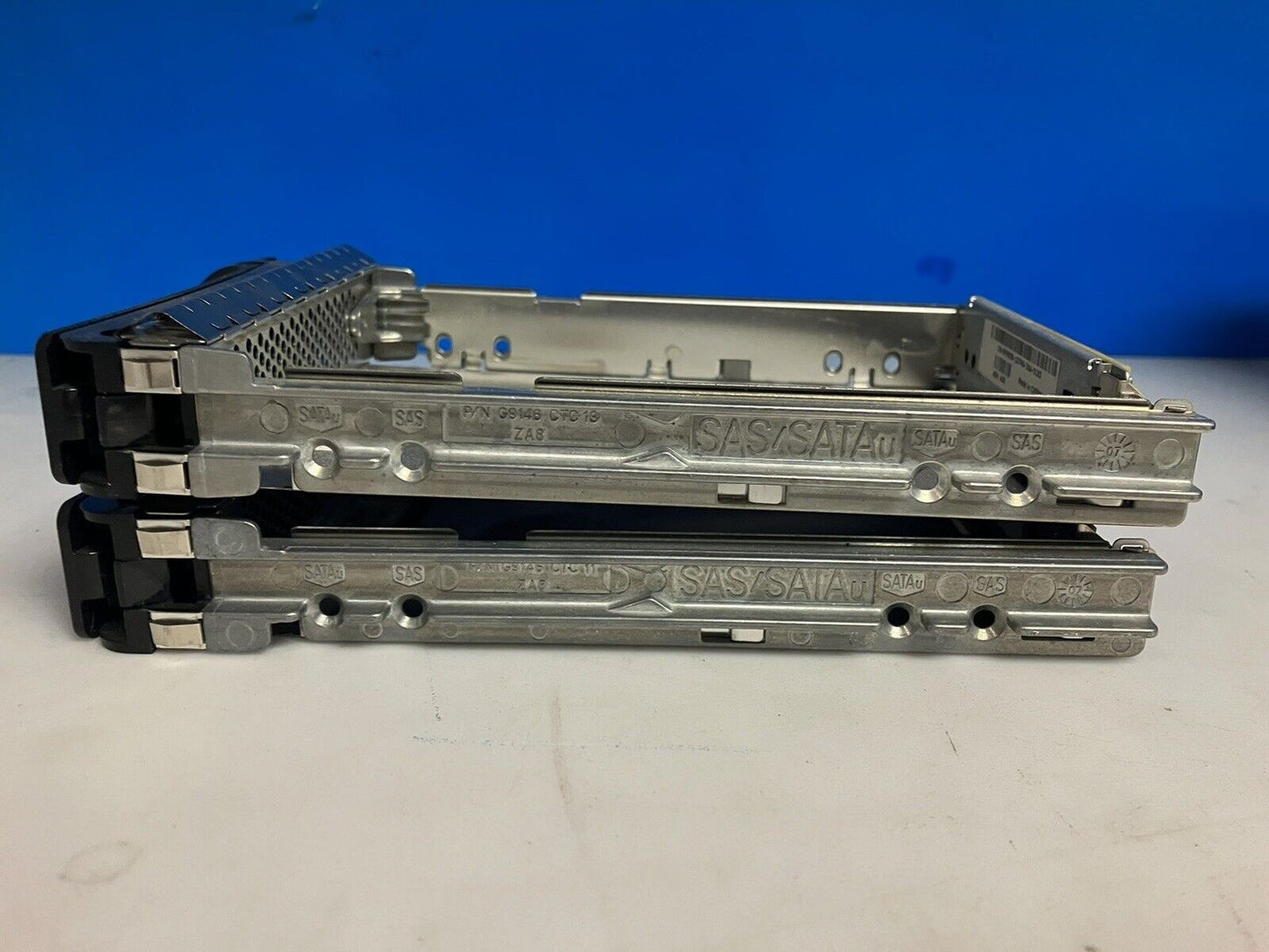 (Lot of 2) Dell PowerEdge Gen 10/11 3.5″ SATAu 7.2K Caddy + Interposer 0PN939 ~