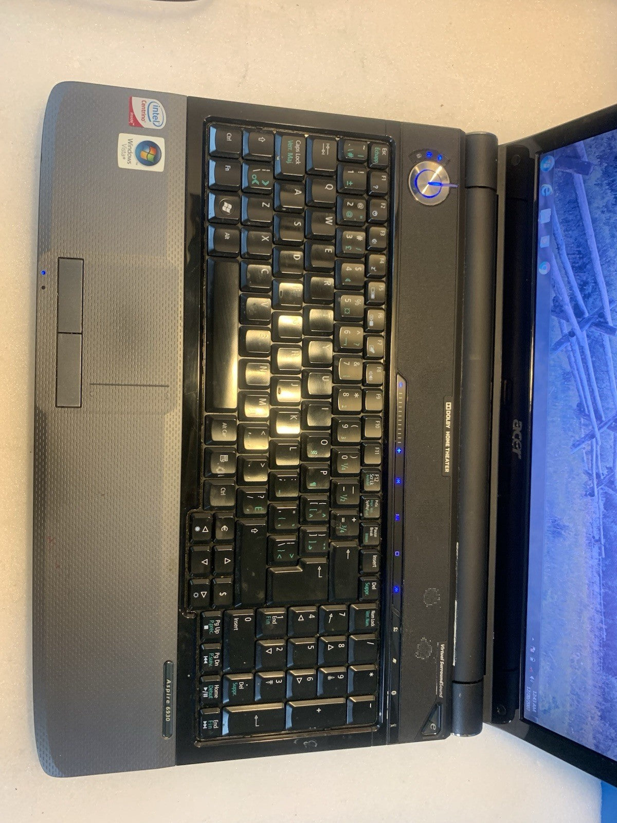 🔥 Acer Aspire 6930 16"  Laptop Dual Core 4Gb 320GB Hdmi Win 7 Home -Read
