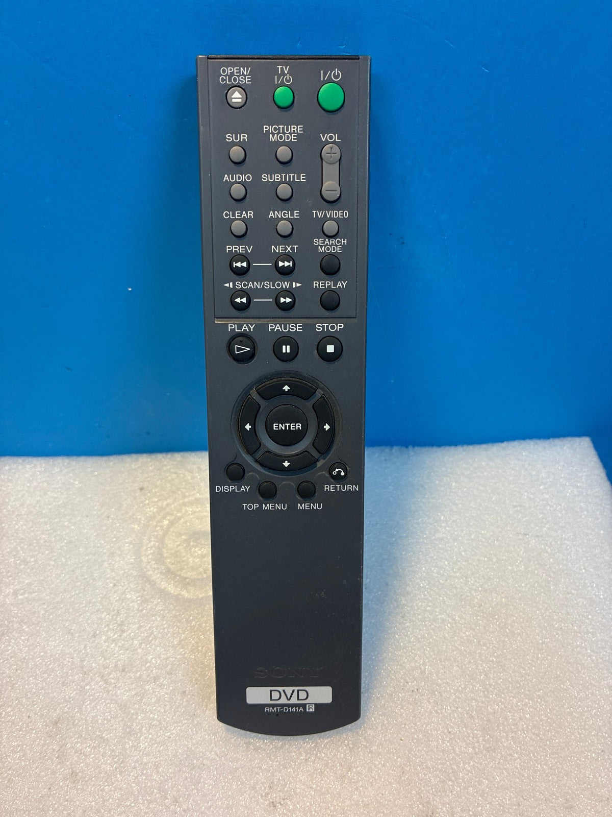 🔥 Sony RMT-D141A DVD Remote Control Black