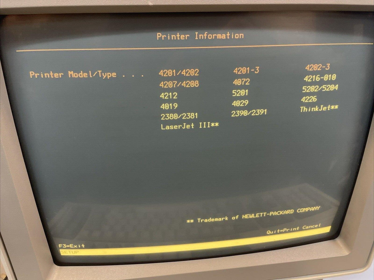 Nice ~ IBM 3487 InfoWindow II Display Station 1993 with IBM P/N 1395660 keyboard
