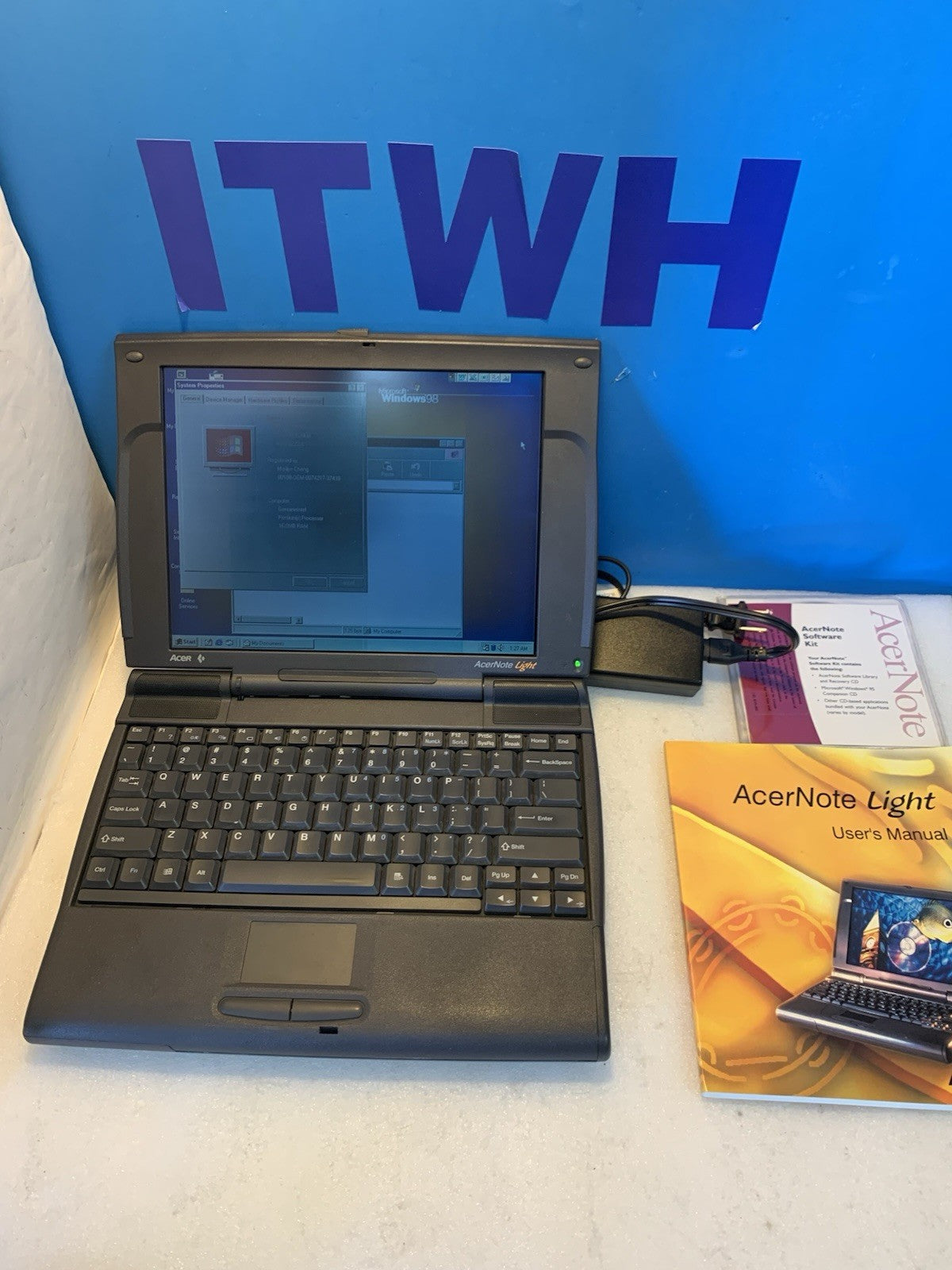 🔥 Vintage Acer 370c Pentium 16MB ram 1GB HD windows 98 W/CD-rom/Floppy drive/CD