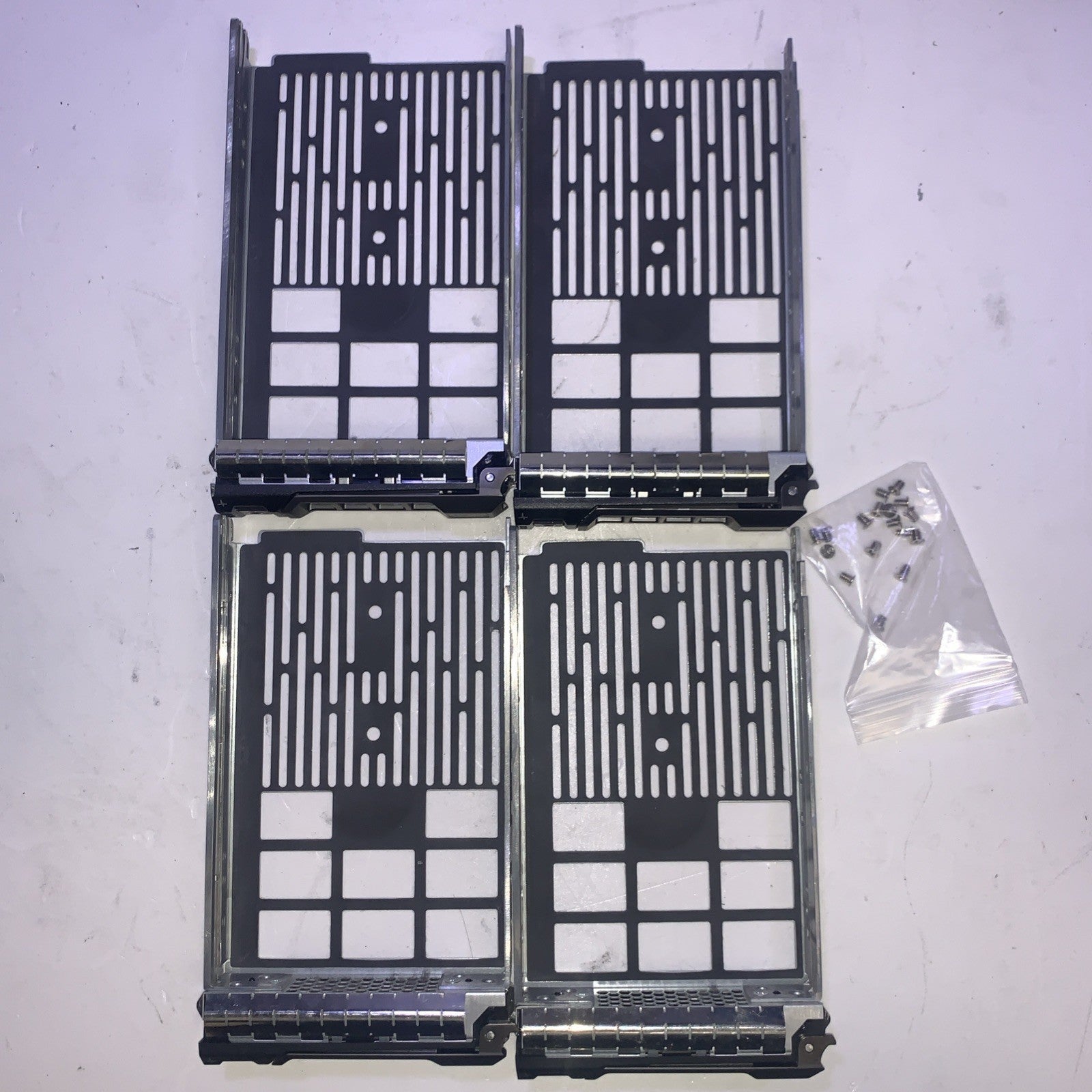 4x Dell 3.5" Hard Drive Tray Caddy for F238F X968D G302D R710 R720 R730 +screws