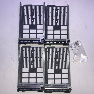 4x Dell 3.5" Hard Drive Tray Caddy for F238F X968D G302D R710 R720 R730 +screws