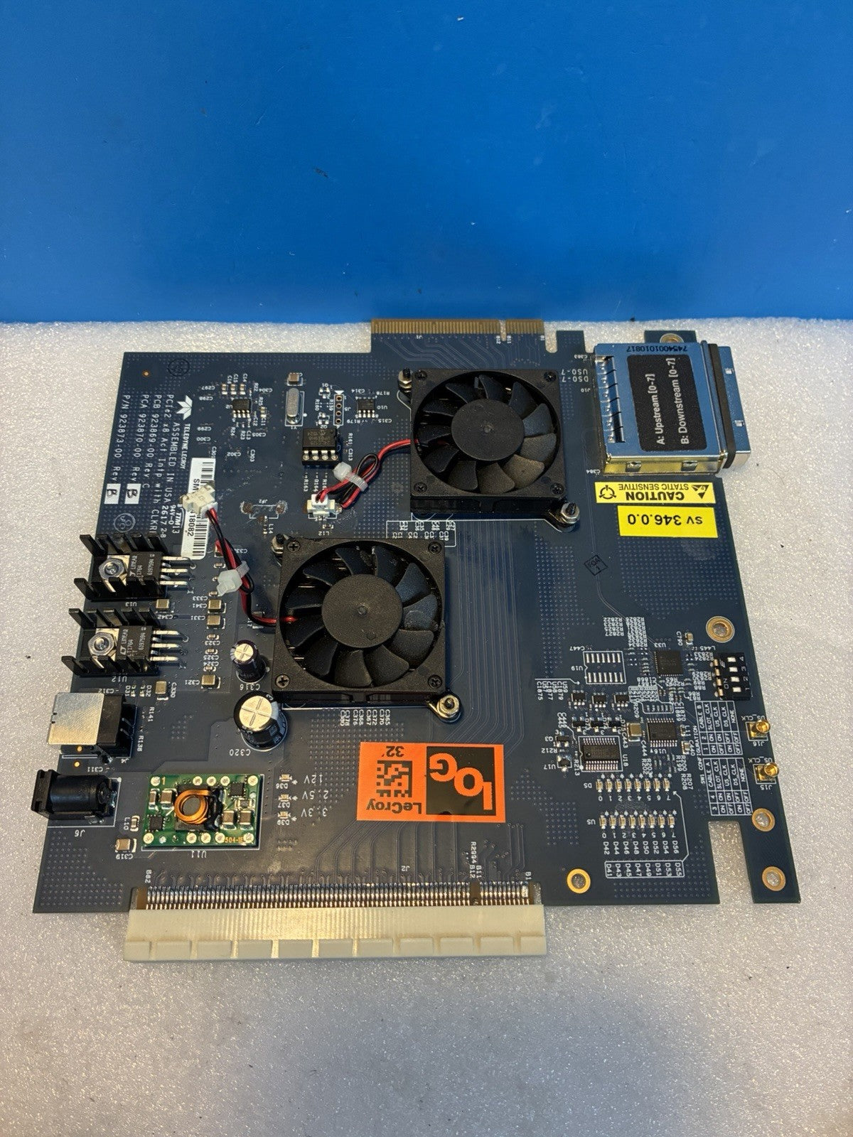 🔥Teledyne  LeCroy PCIe2  Gen2 Interposer PN:923873-00 rev B(bad fan connection)