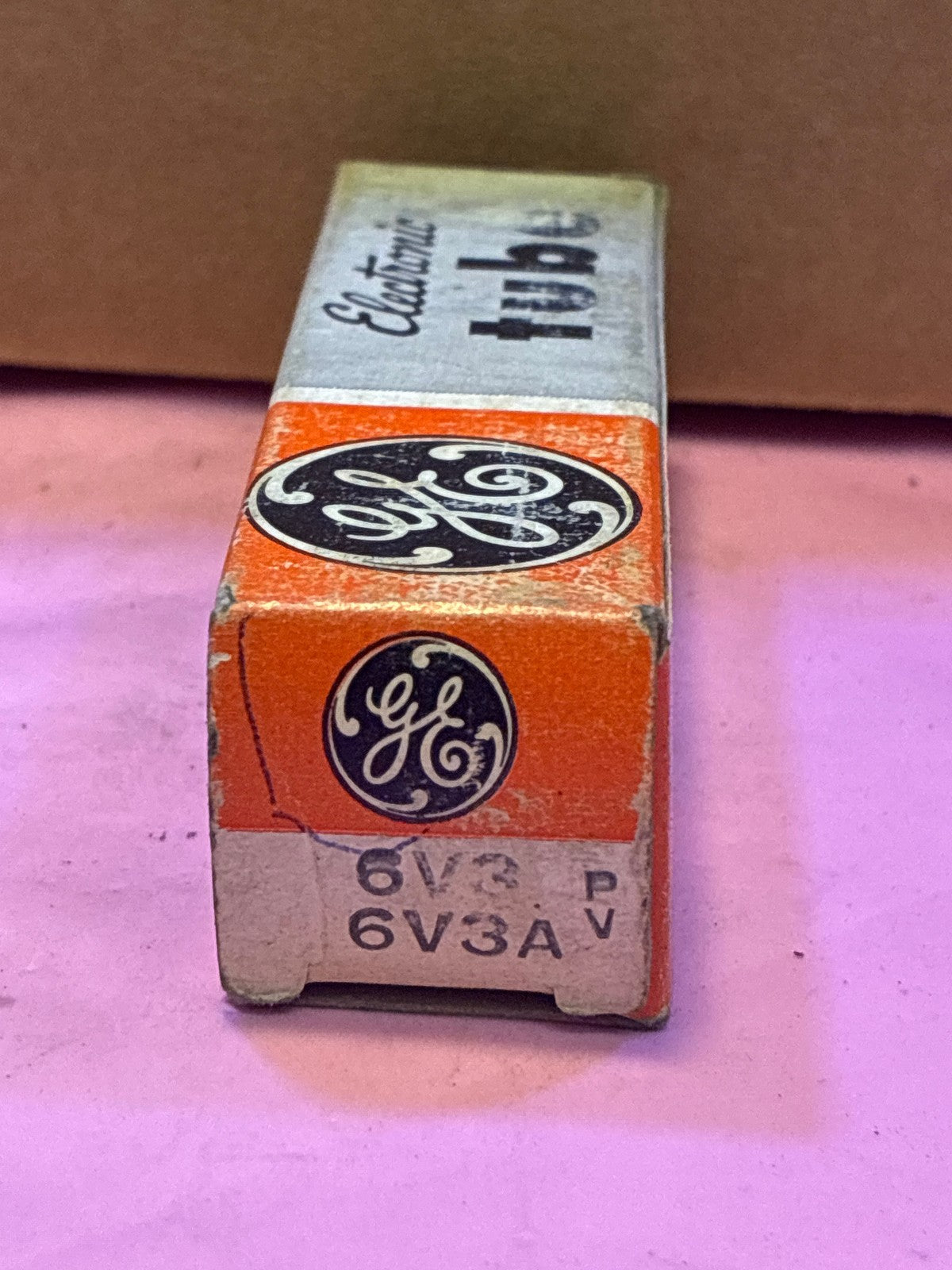🔥 General Electric GE 6V3A Electronic Vacuum Tube in Original Box