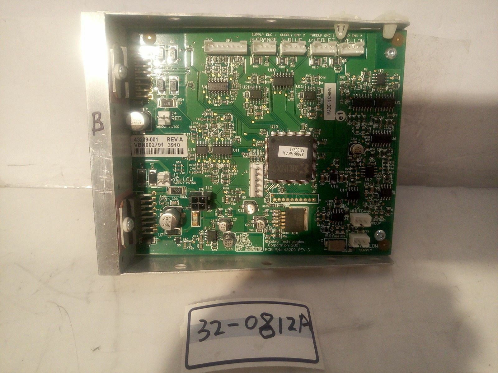 -  ZEBRA MOTOR CONTROL BOARD 43209-001 rev A