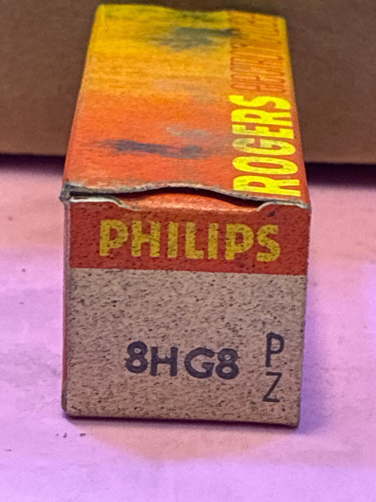 🔥 Philips Rogers 8HG8 Vacuum Tube PZ Vintage in Original Box