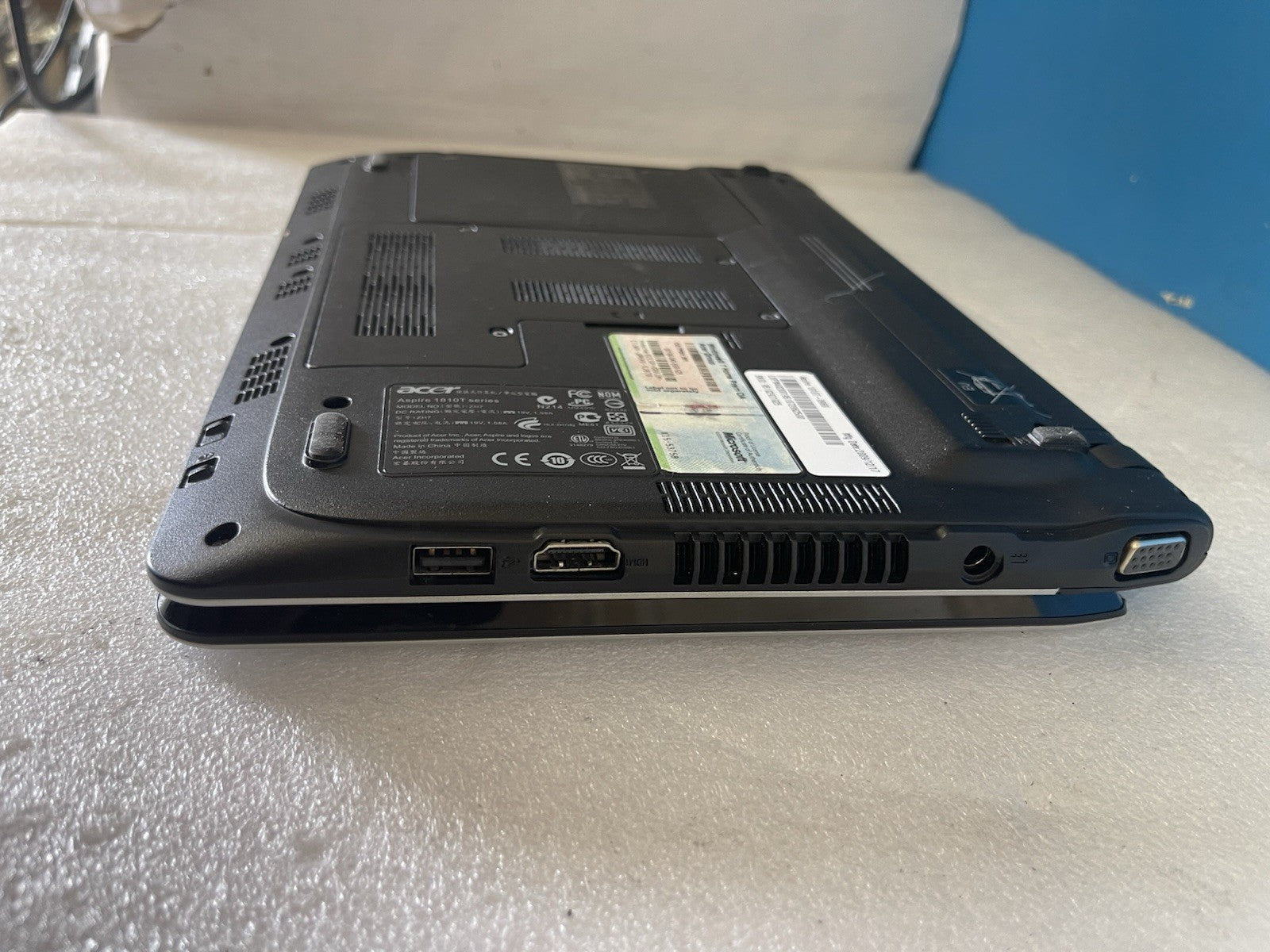 🔥 ACER ASPIRE 11.6" LED TIMELINE 1810T-8968 U7300/3GB/750GB/Windows XP Pro SP3