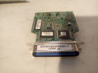 -  ZEBRA   47560-001  Rev H 28399   Ethernet Board Print Server Adapter Card