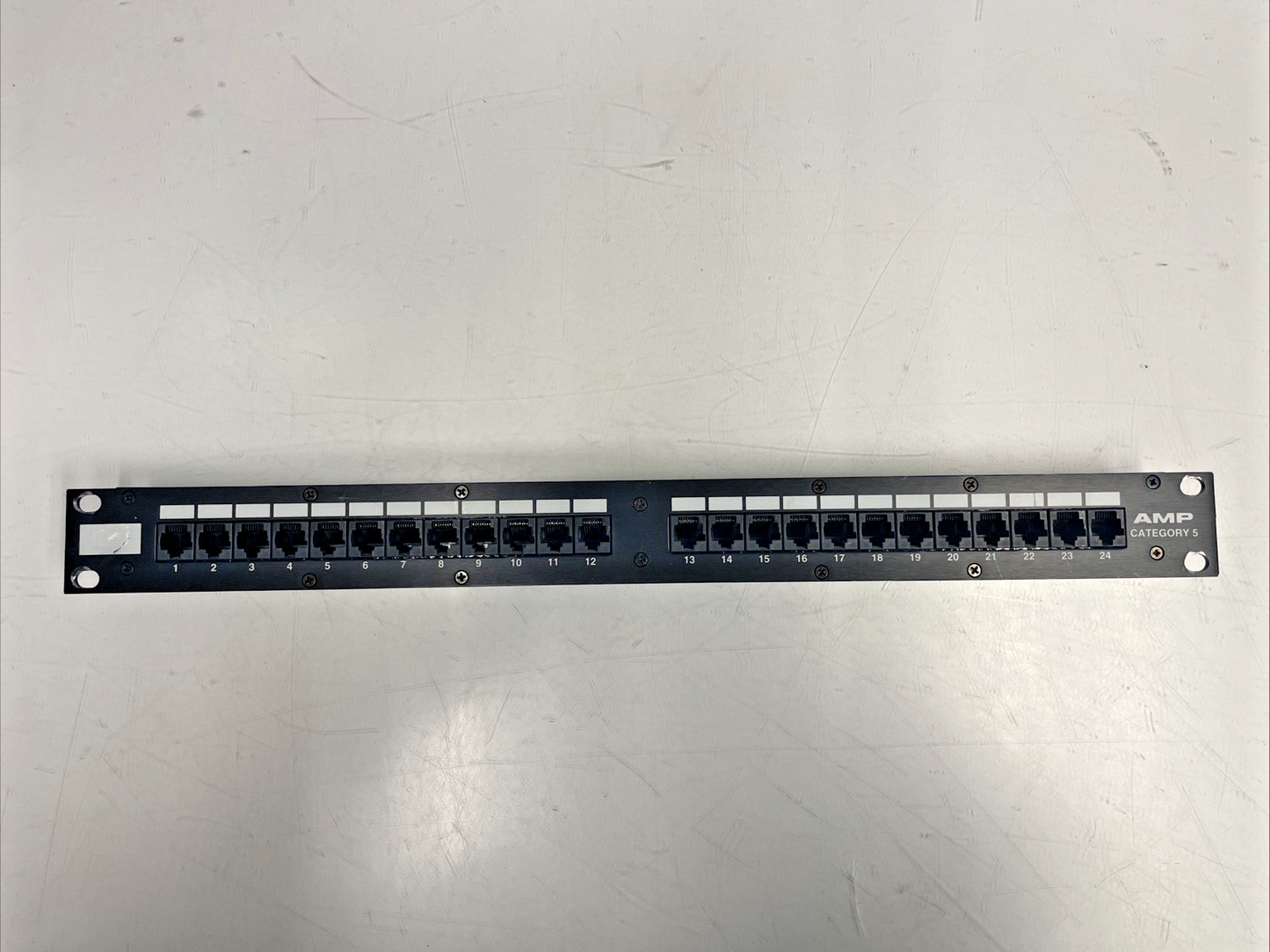 🔥AMP Category 5 Cat 5 24 Port Patch Panel   +