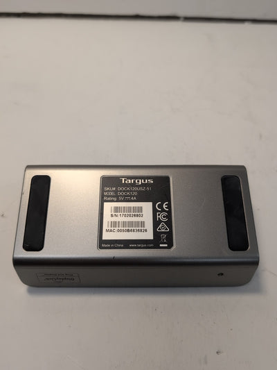 🔥 Targus Dock120 Universal Compact Docking Station (NO Adapter) -