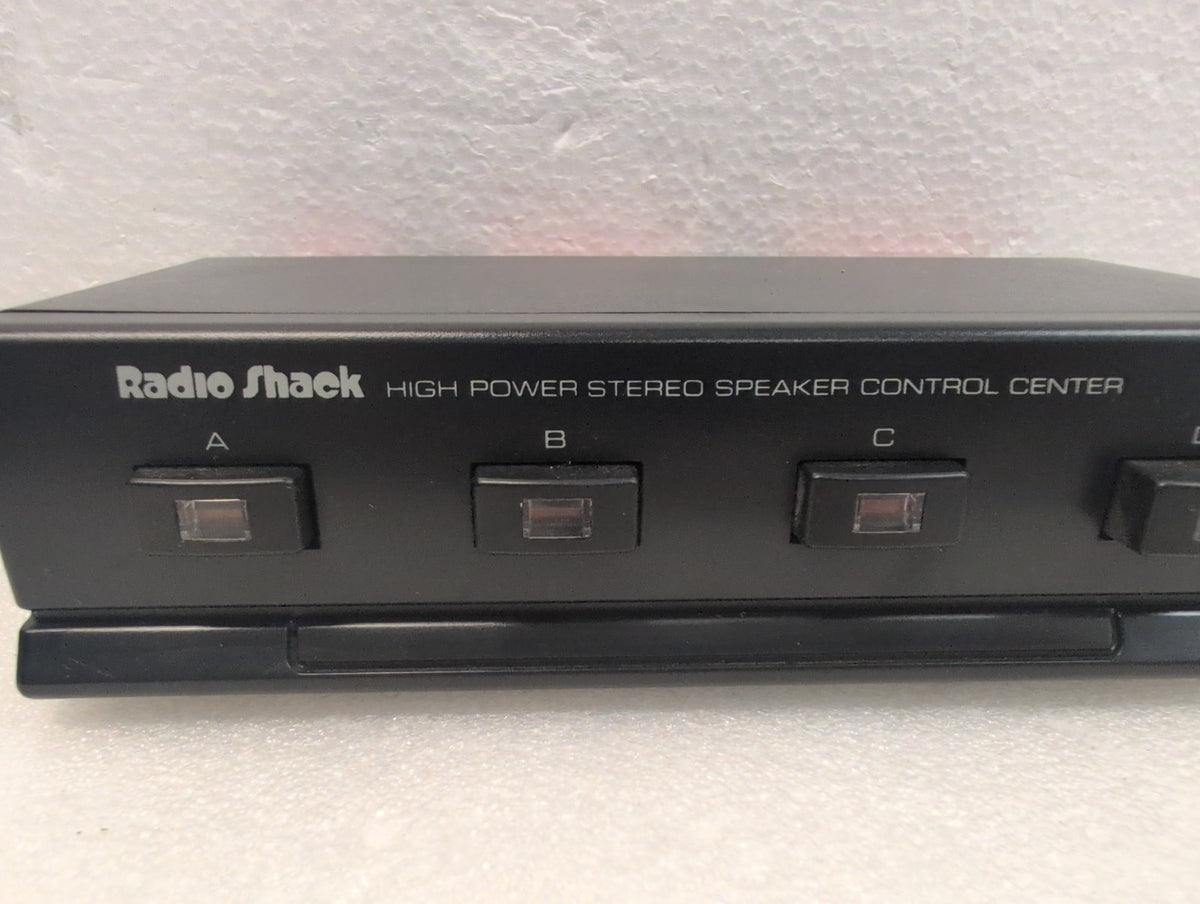 🎸 Radio Shack High Power 40-137 4-Way Speaker Selector Switch, Black Vintage