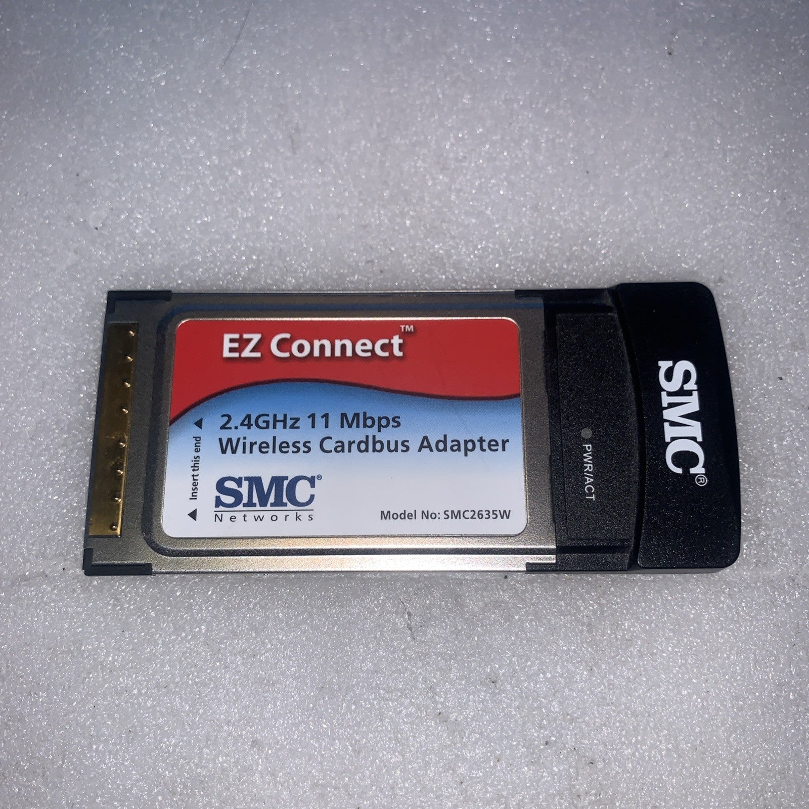 🔥 EZ Connect 2.4GHz PCMCIA Wireless Adapter, SMC SMC2635W For Vintage Laptops