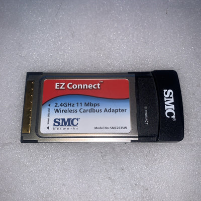 🔥 EZ Connect 2.4GHz PCMCIA Wireless Adapter, SMC SMC2635W For Vintage Laptops