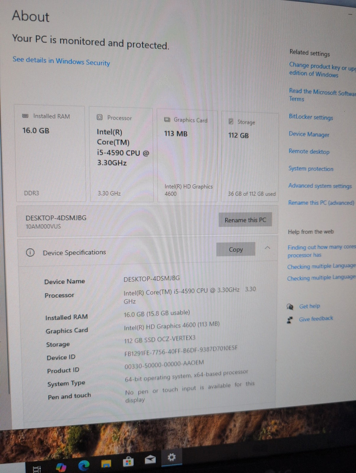 🎸 Lenovo ThinkCentre M83 10AM000VUS SFF Desktop i5-4590 16GB 120GB SSD Win10