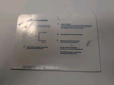 Sealed Microsoft Windows 10 PRO 64bit Full Version Installation DVD (NO KEY) -