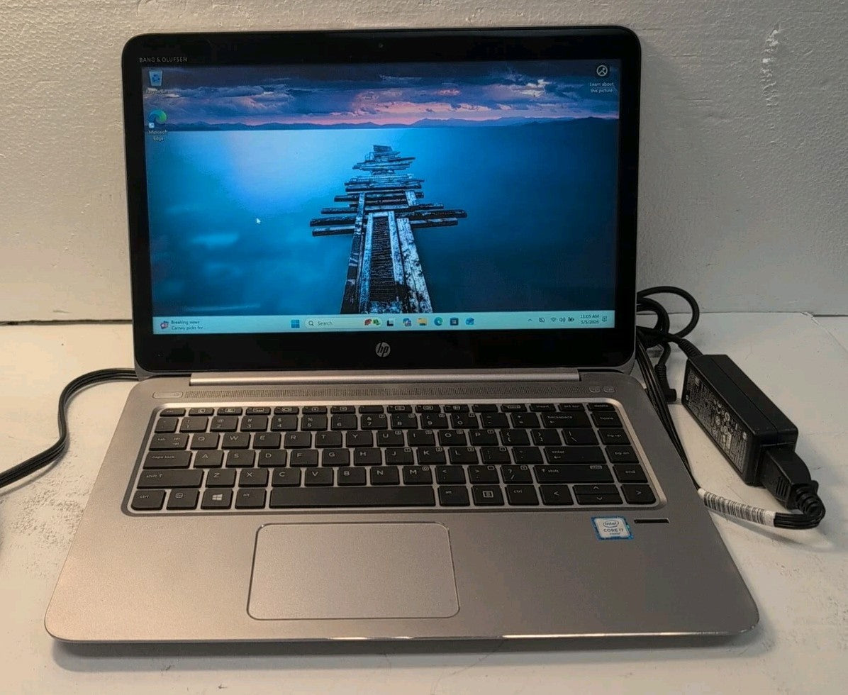 🔥NICE HP EliteBook Folio 1040 G3 14" Touch Laptop i7-6500U/8GB/360GB SSD/Win11-
