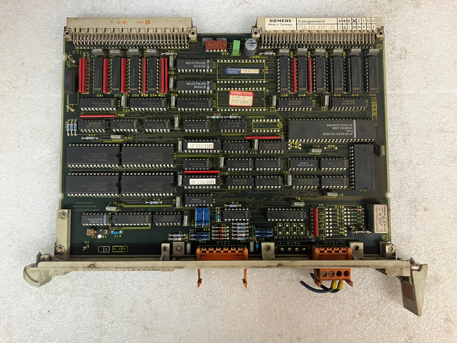 ~ SIEMENS Erzeugnisstand 570 240 9301.02 Circuit Board *Tested*