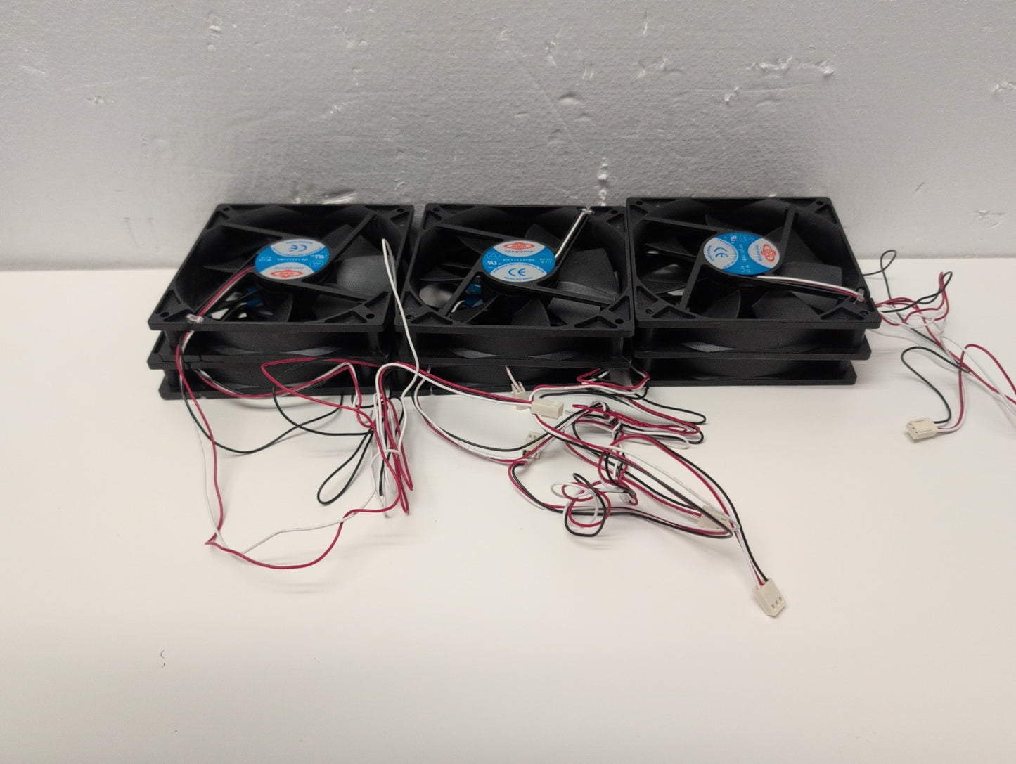 🔥 NEW 6x Top Motor DF121225BL DC12V 0.27A 120mm Ball Bearing 3Pin Fan -
