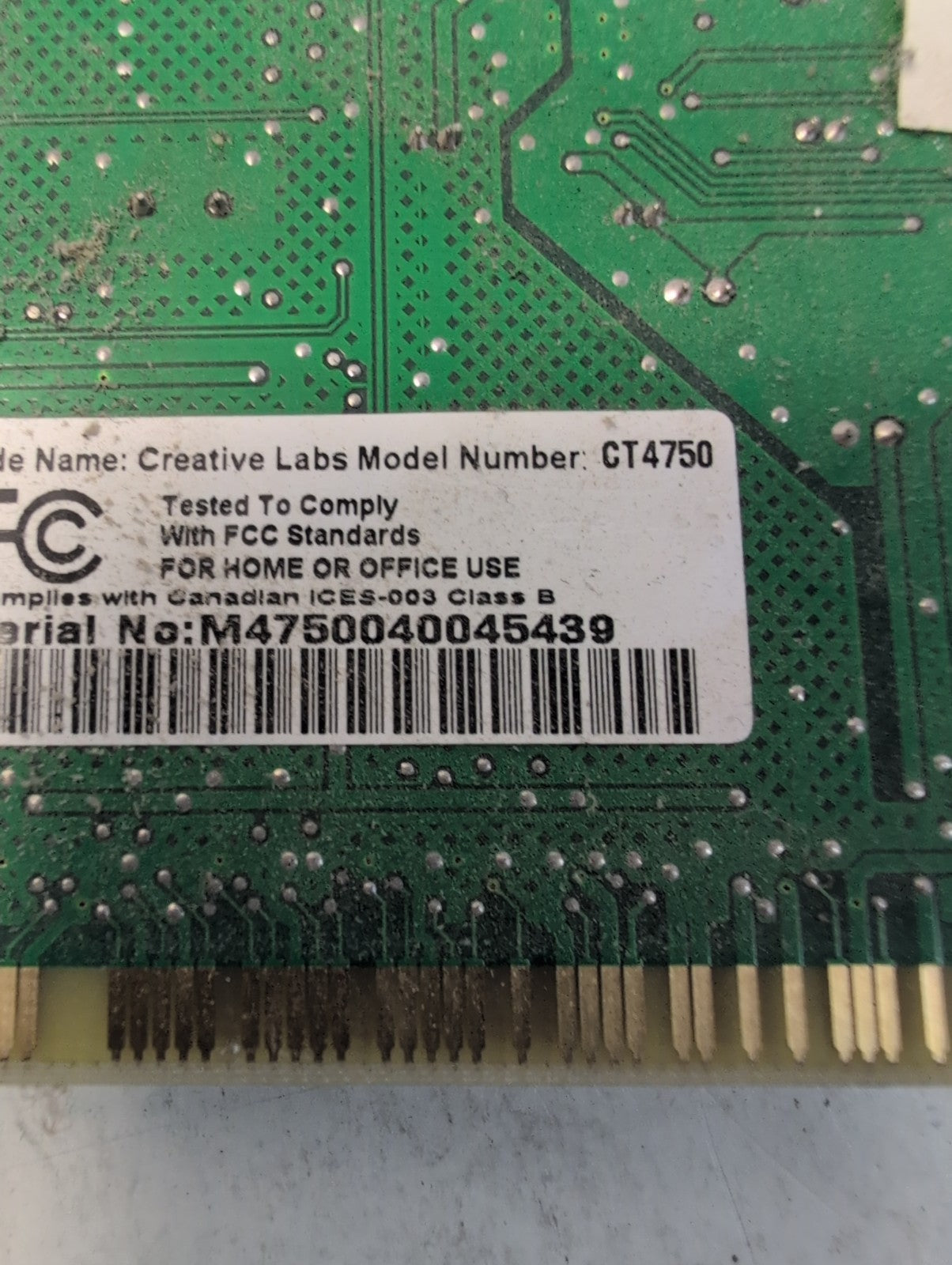 🔥   Creative Labs CT4750 128 PCI 4-Channel 16-Bit Sound Blaster Card -
