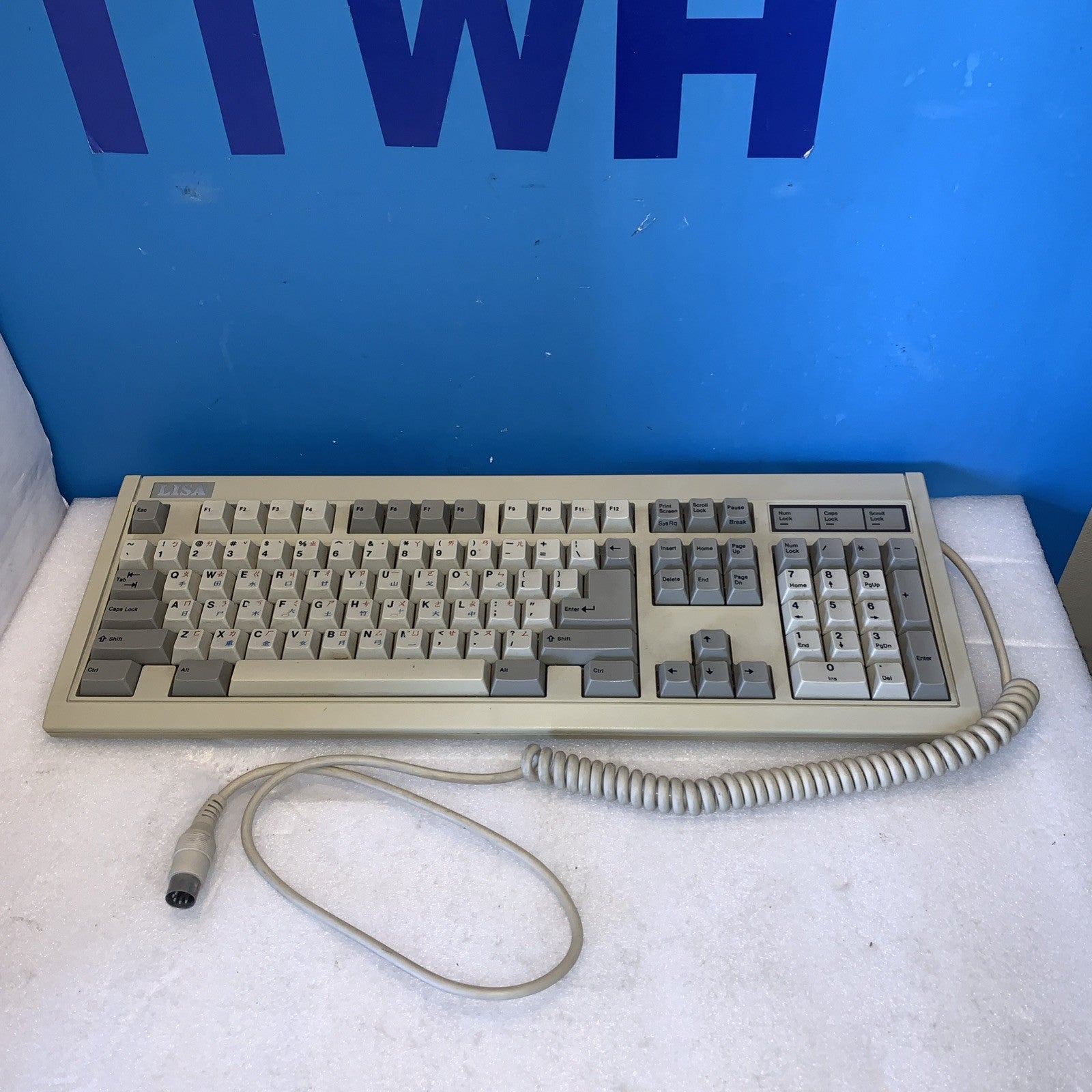 VINTAGE ~ Lisa K108 5-Pin Click KEYBOARD
