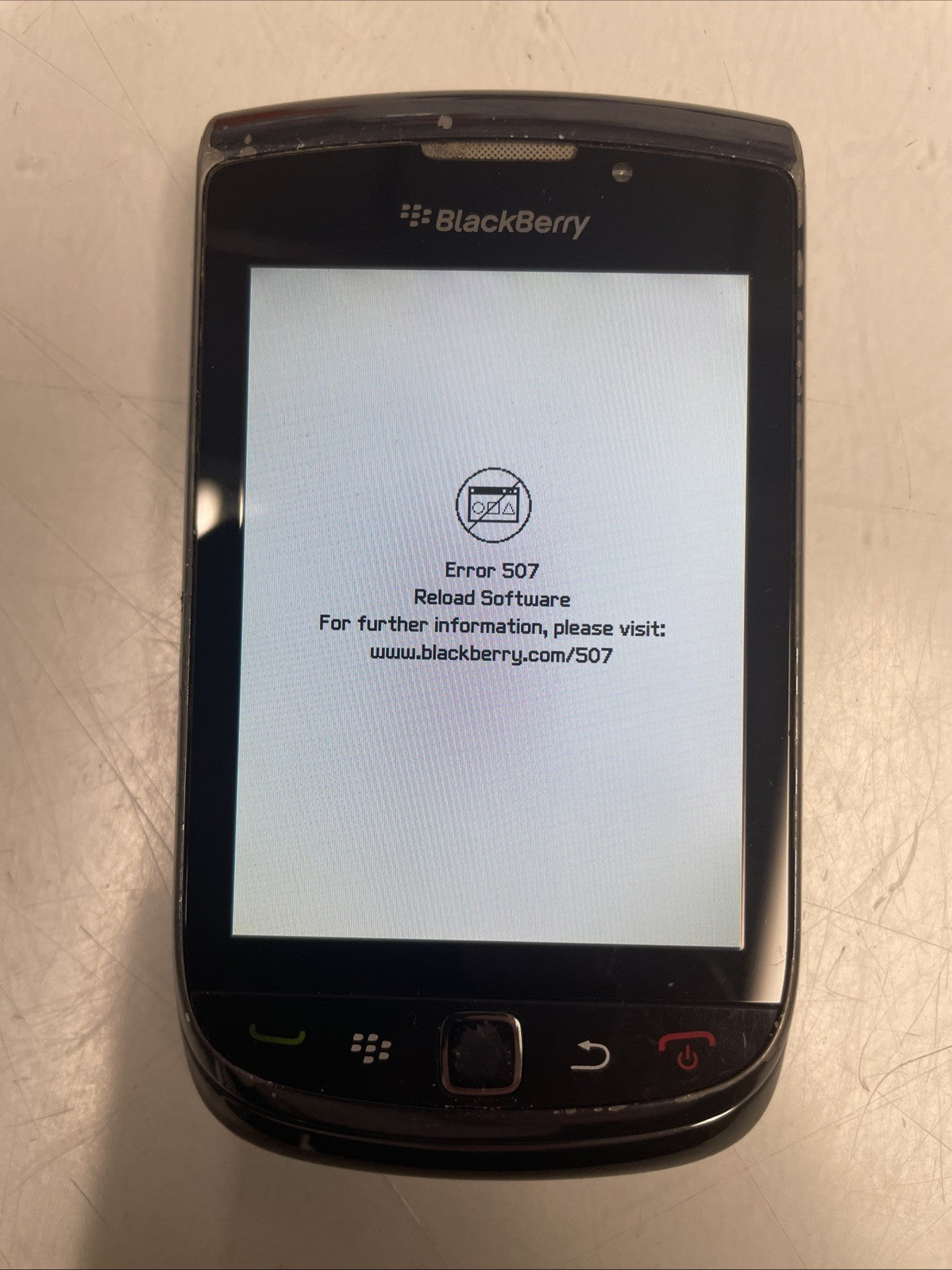 🔥BlackBerry Bold 9800 - Black  Smartphone For Parts (No battery) +