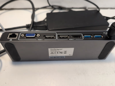 🔥 StarTech TB3DK2DHV Thunderbolt 3 Dual 4K Docking Station w/ Power Supply -