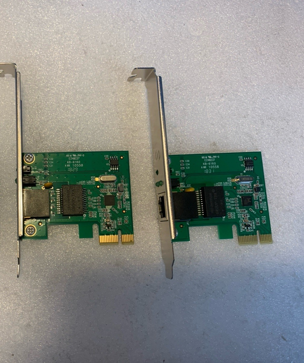 🔥2x PCIe Gigabit Ethernet Network Card RJ45 10/100/1000Mbps Realtek LAN Adapter