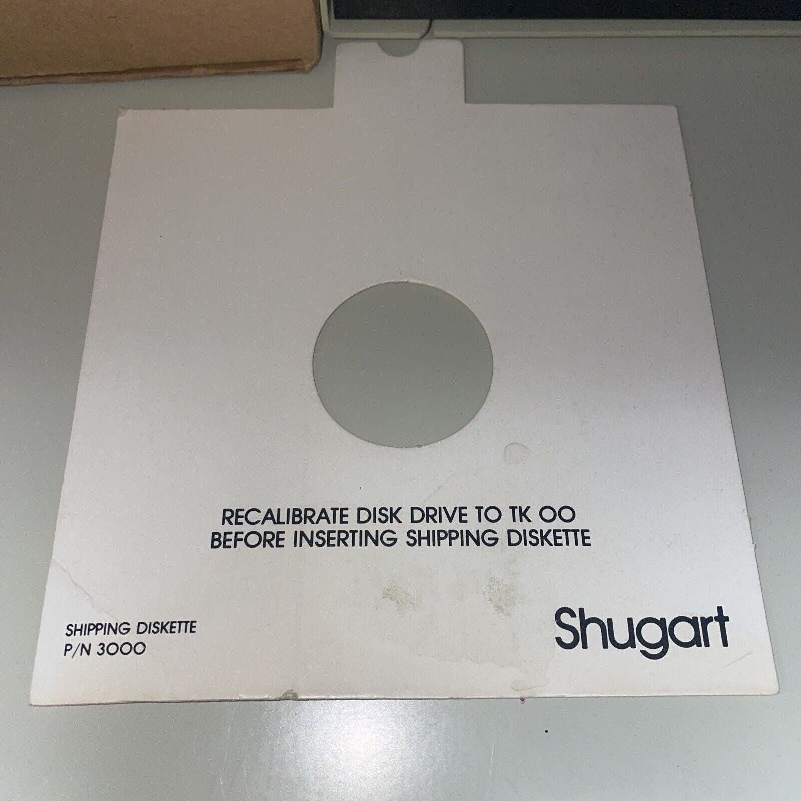 New ~ Shugart shipping diskette P/N: 3000