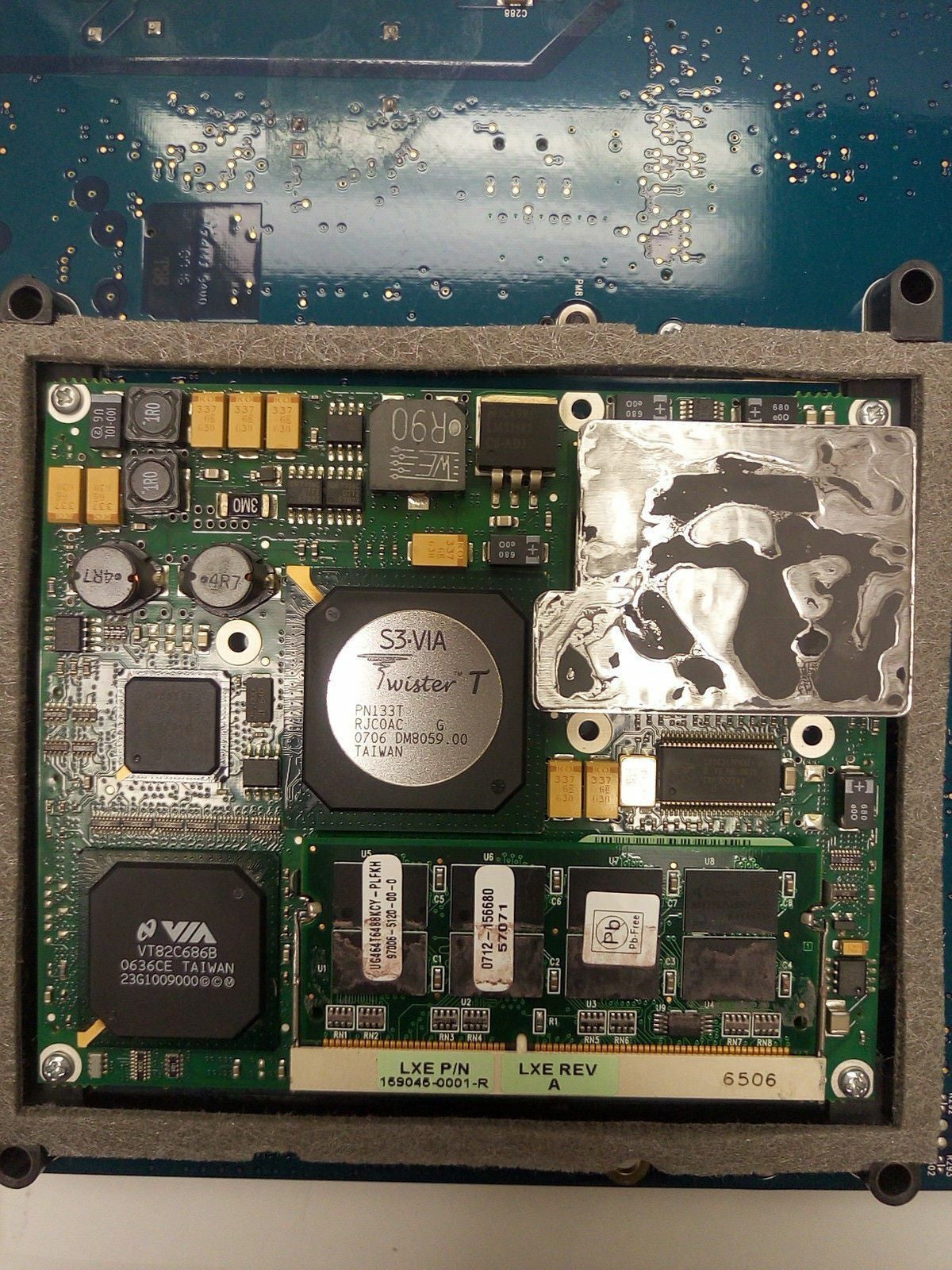 *  LXE VX5 TERMINAL MAIN  BOARD W/CPU BOARD 158777-0001-R/159045-0001-R